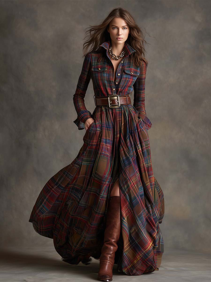 Scarlett | Fitted Waist Shirt Dress