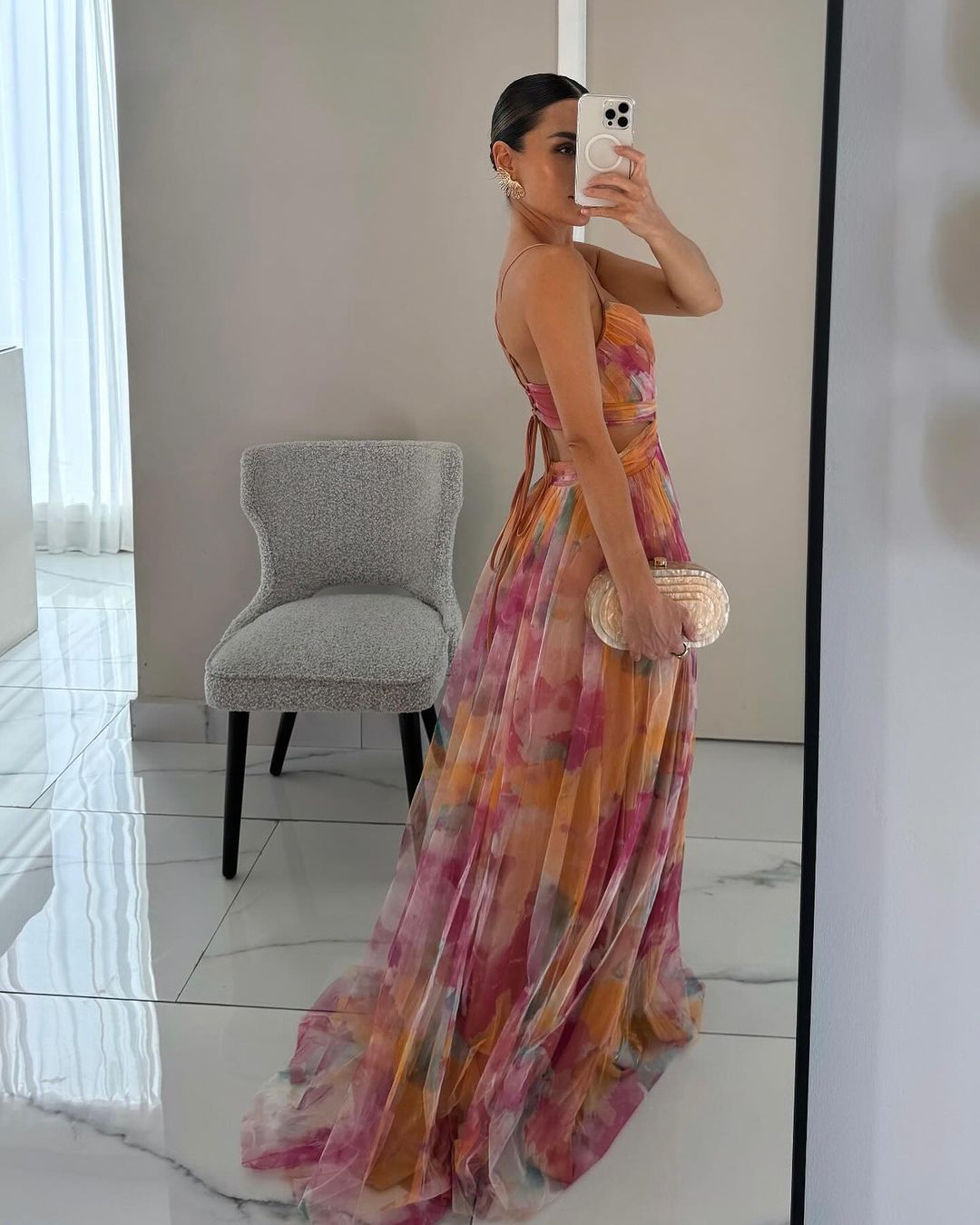 Eirith | Flowing Floral Maxi Dress