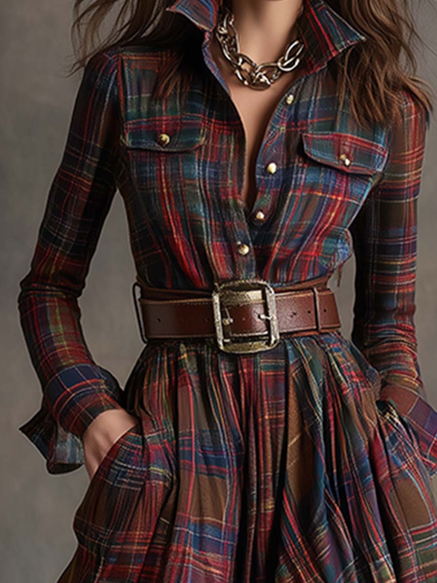 Scarlett | Fitted Waist Shirt Dress