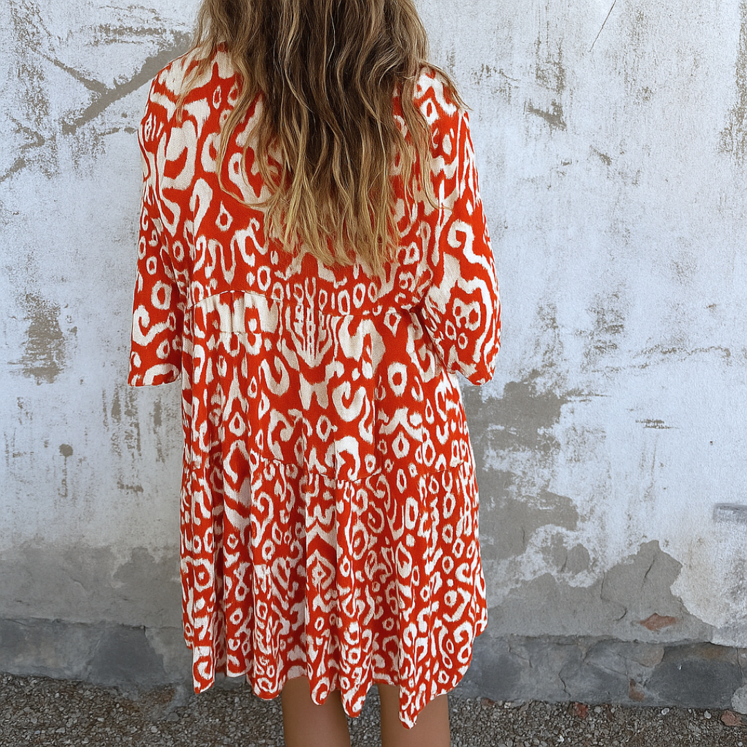 Emily™ | Elegant dress with V-neck