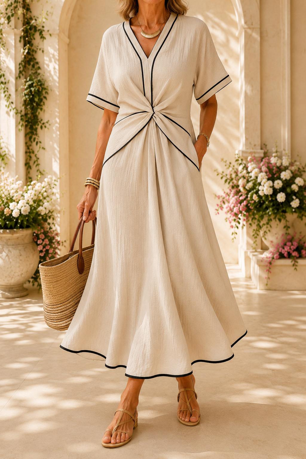 Marcella | Striped Summer Dress