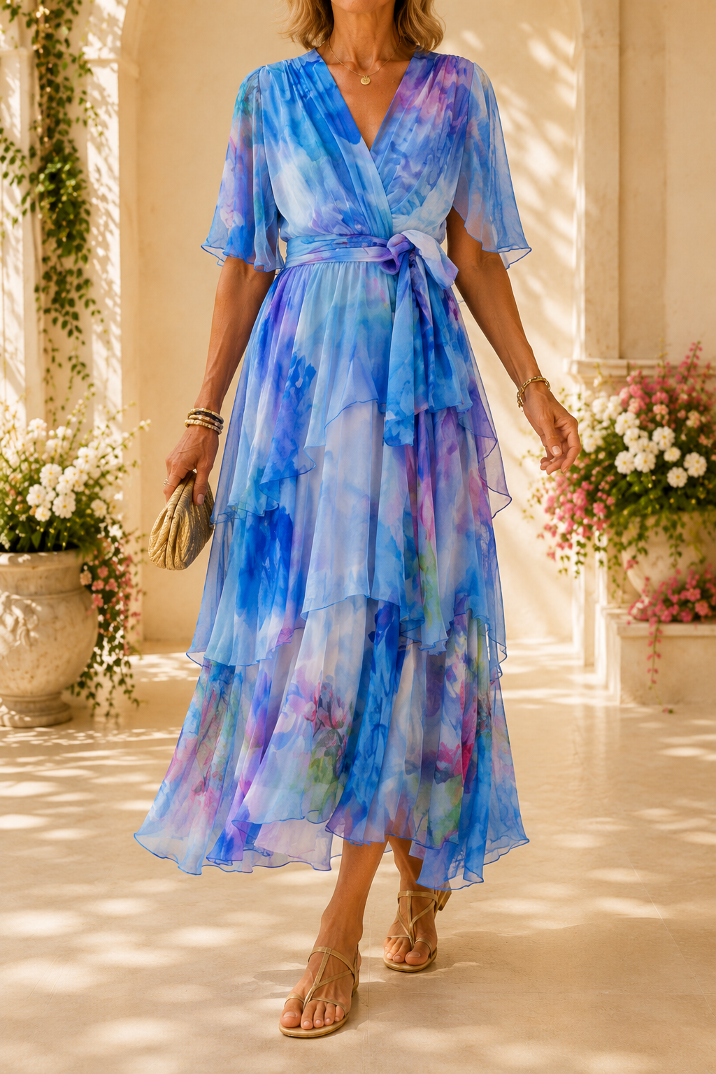 Linda | Stylish Elegant Layered Dress