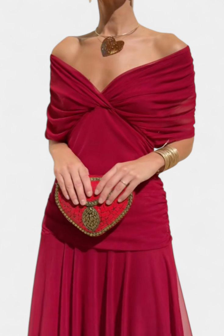 Eloria | Elegante Damesjurk | Romantische Lange Bloemenjurk