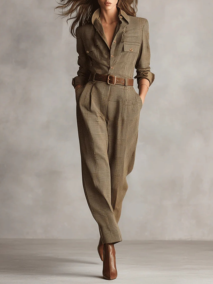 Eryn™ | Moderne getailleerde jumpsuit