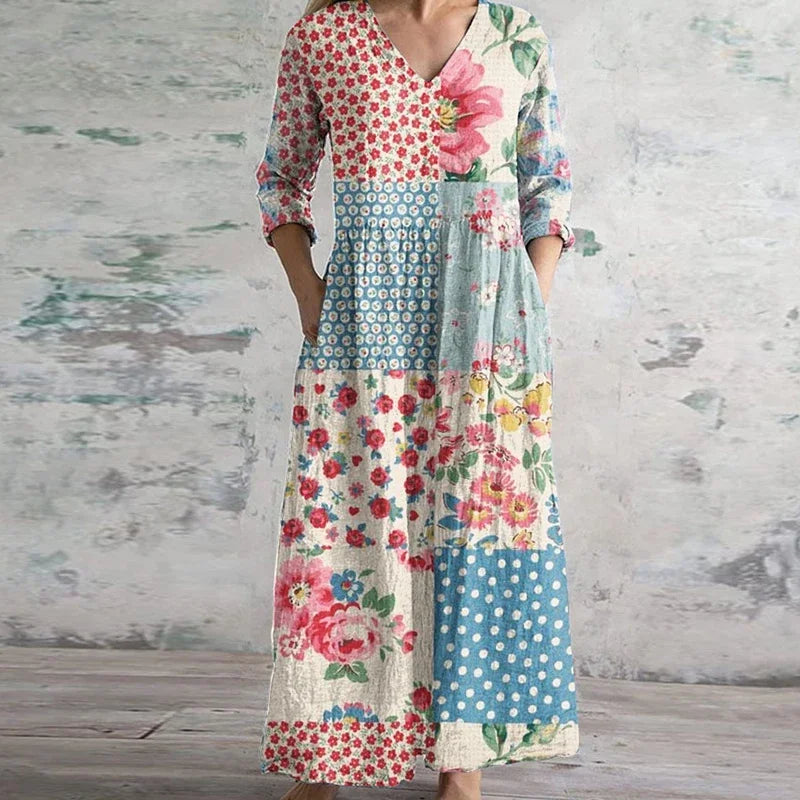 Miya | Stylish Casual Patchwork Dress