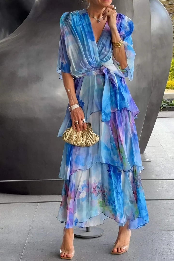 Linda | Stylish Elegant Layered Dress
