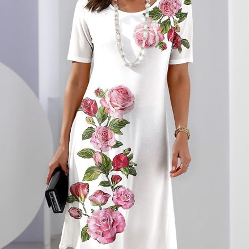 Vanessa | Elegant Summer Floral Dress