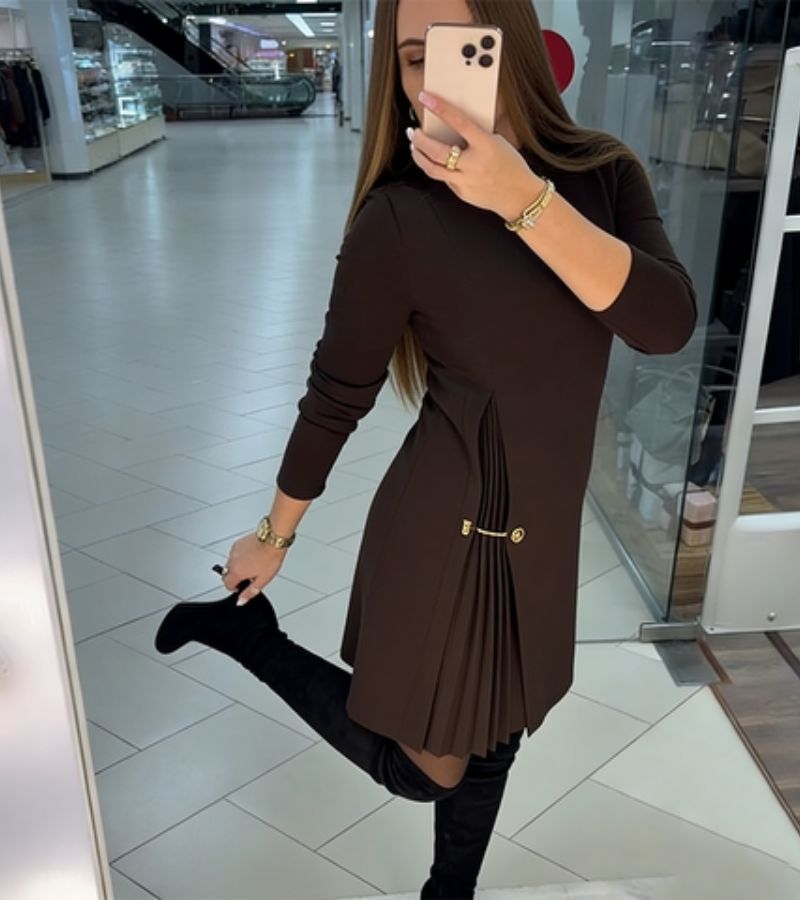 Noctura | Your Iconic Dress with Pleated Details