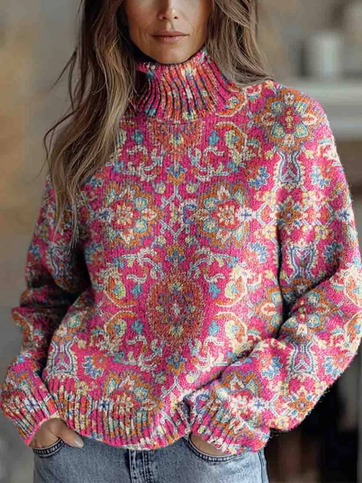 Isla | Retro bloemen-coltrui