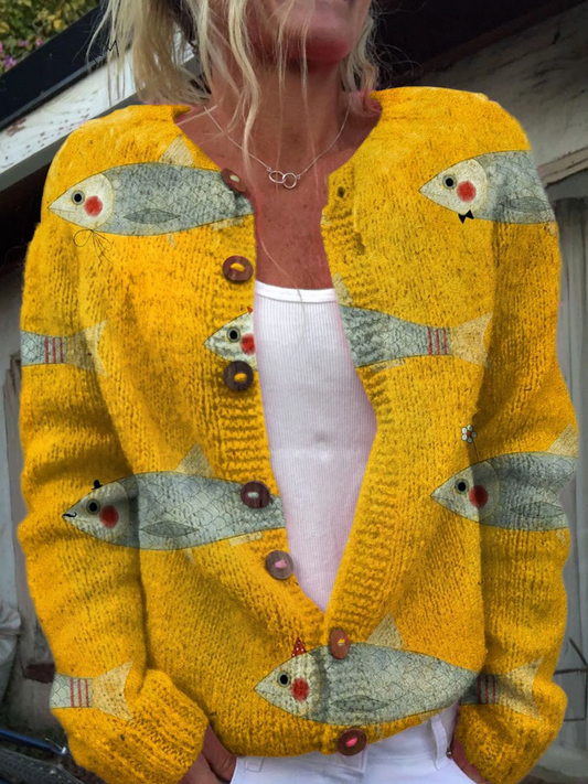 Anouk™ | Vintage Cardigan Truien