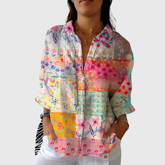 Lichte en Kleurrijke Blouse met Print