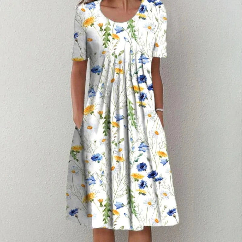 Gigi | Relaxed Fit Floral Midi Dress