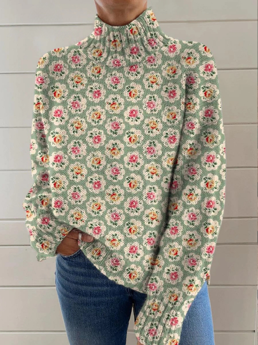 Chloe | Romantische bloemen-coltrui