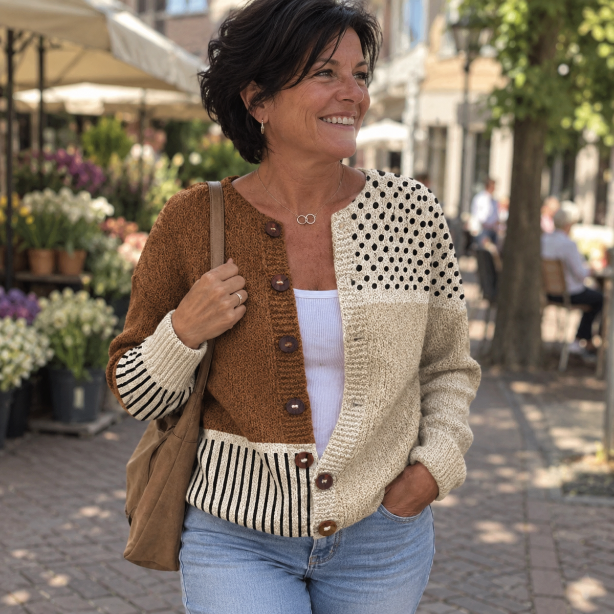 Eloise™ | Vintage Gebreide Cardigan Trui