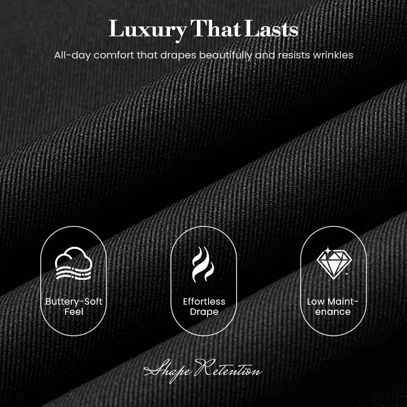 🎁2026 New Arrivals 70% OFF💥Elegant Long Sleeve Pleated Panel Dress