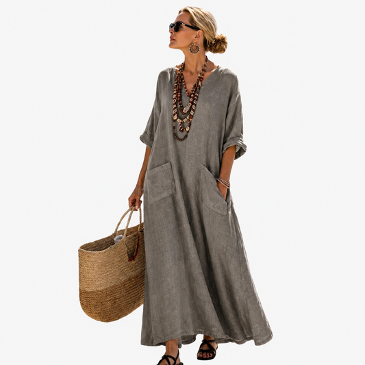 Lange Caftan - Taupe