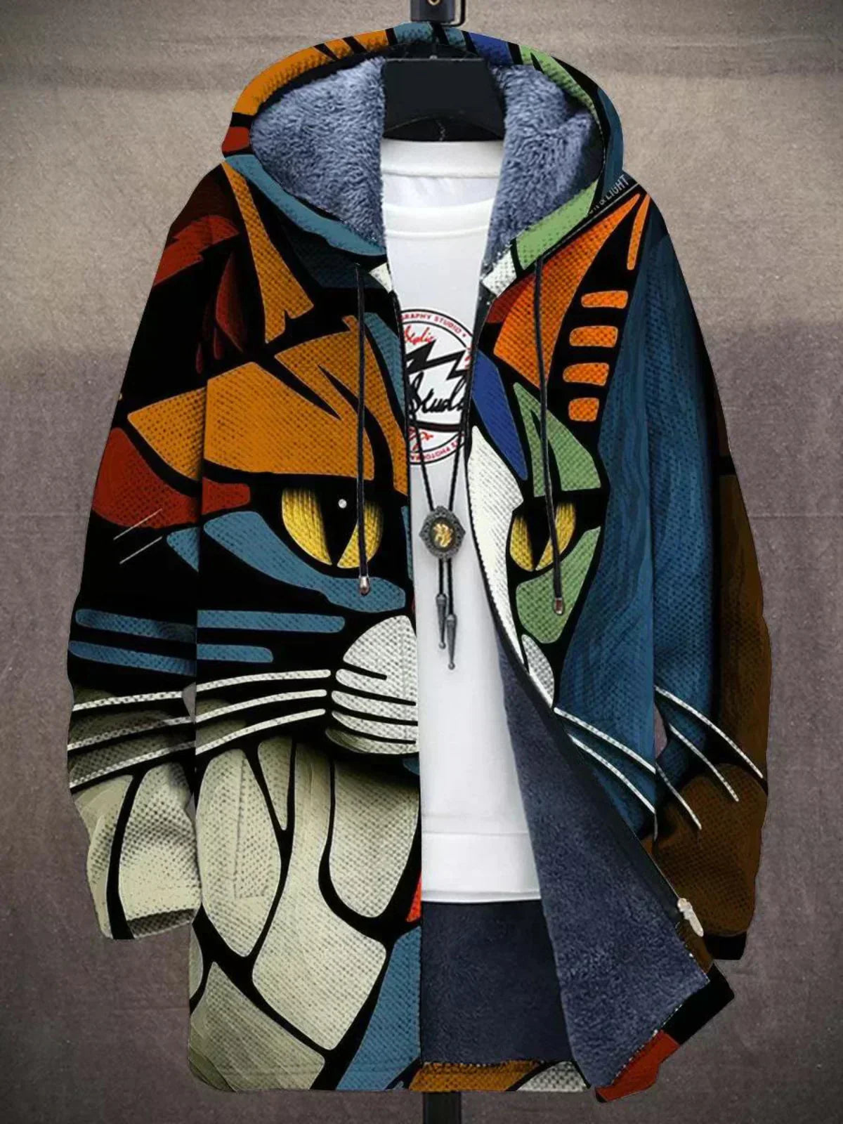 Katrijn | Kunstzinnig Vest met Capuchon