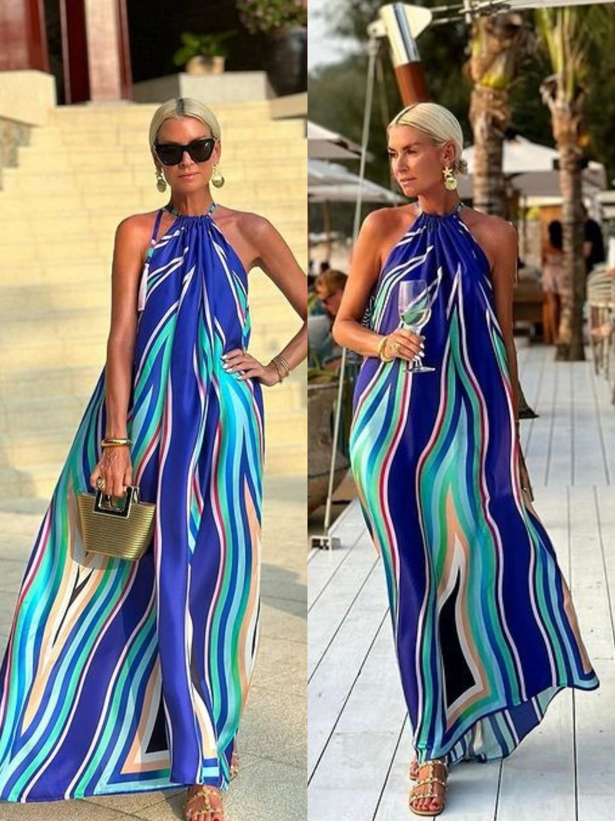 Carrie™ Halter Long Dress