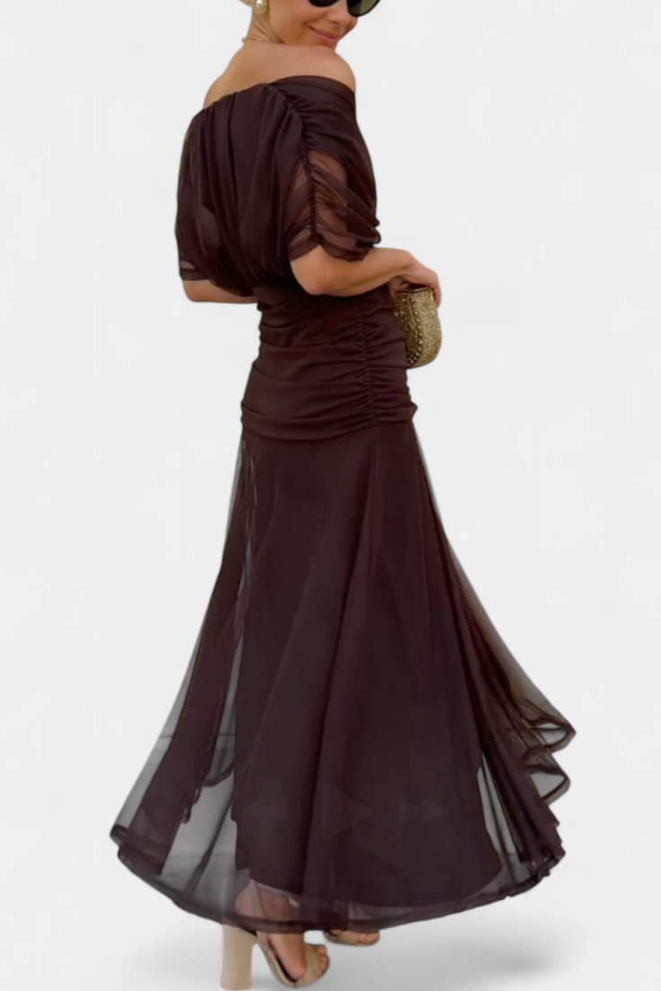 Eloria | Elegante Damesjurk | Romantische Lange Bloemenjurk
