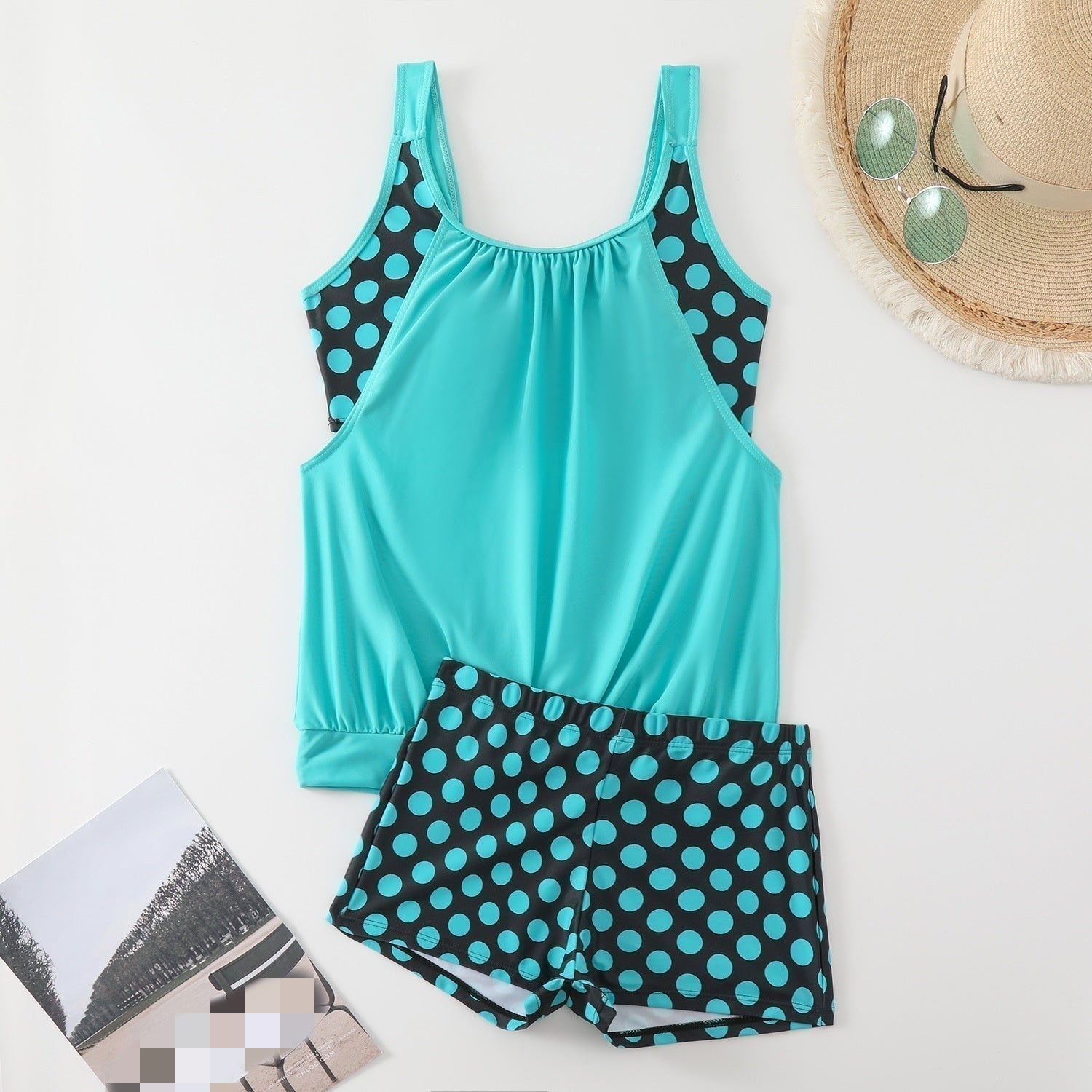 Women's Polka Dot Two Piece Swimsuit