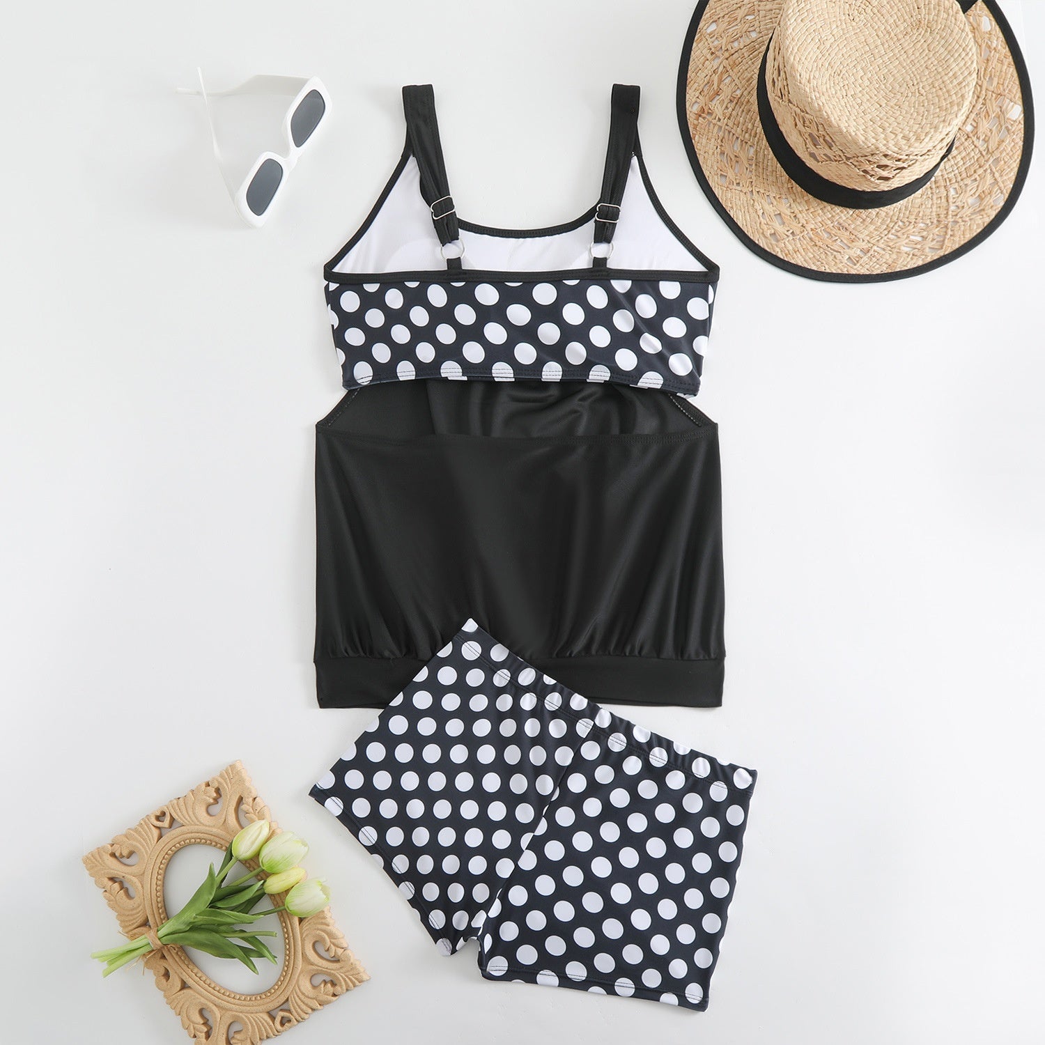 Women's Polka Dot Two Piece Swimsuit