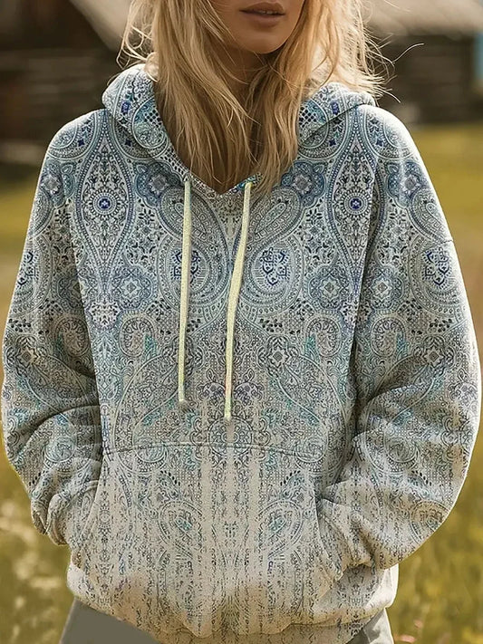 De Silvia Paisley Hoodie