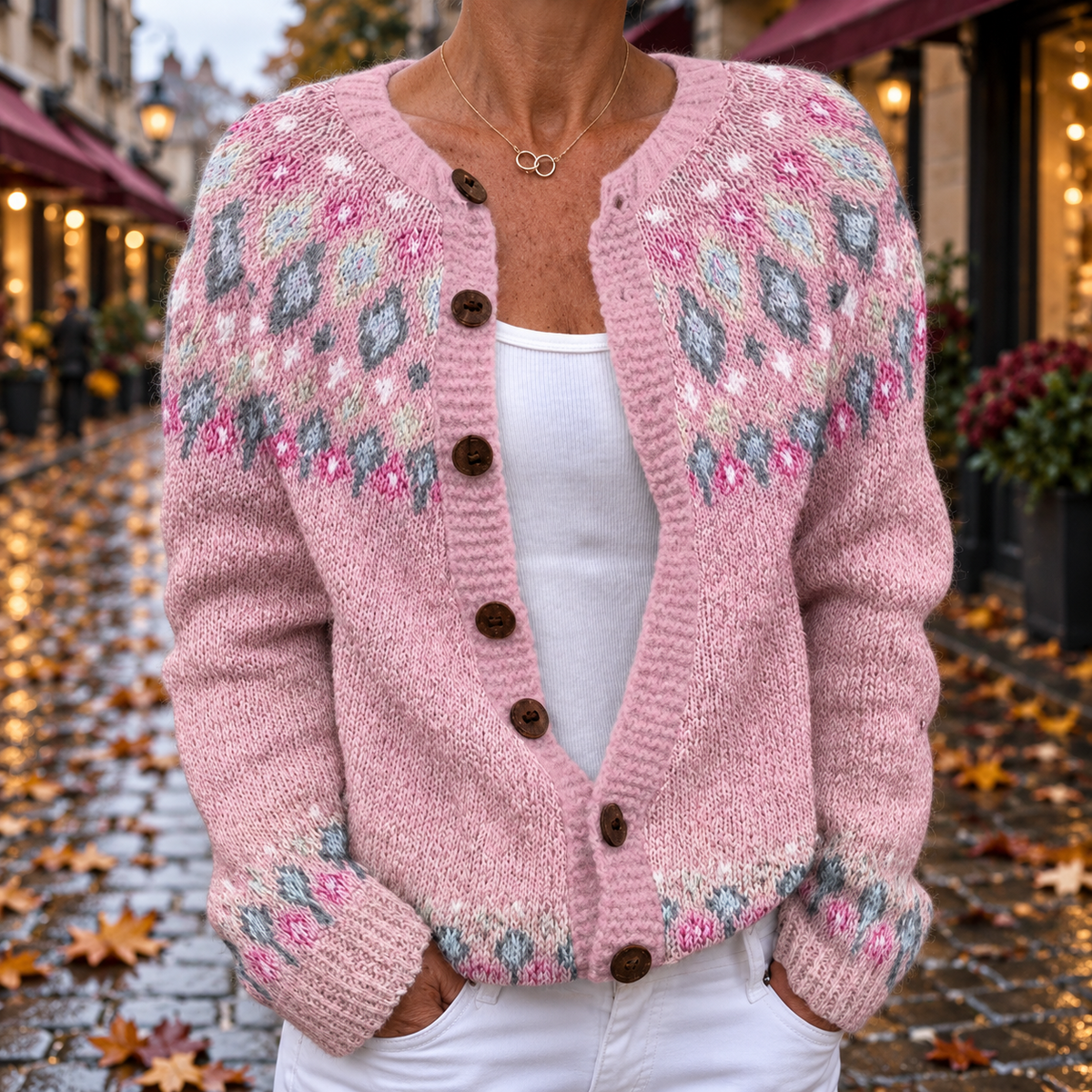 Valentina | Warm Scandinavisch Gebreid Vest