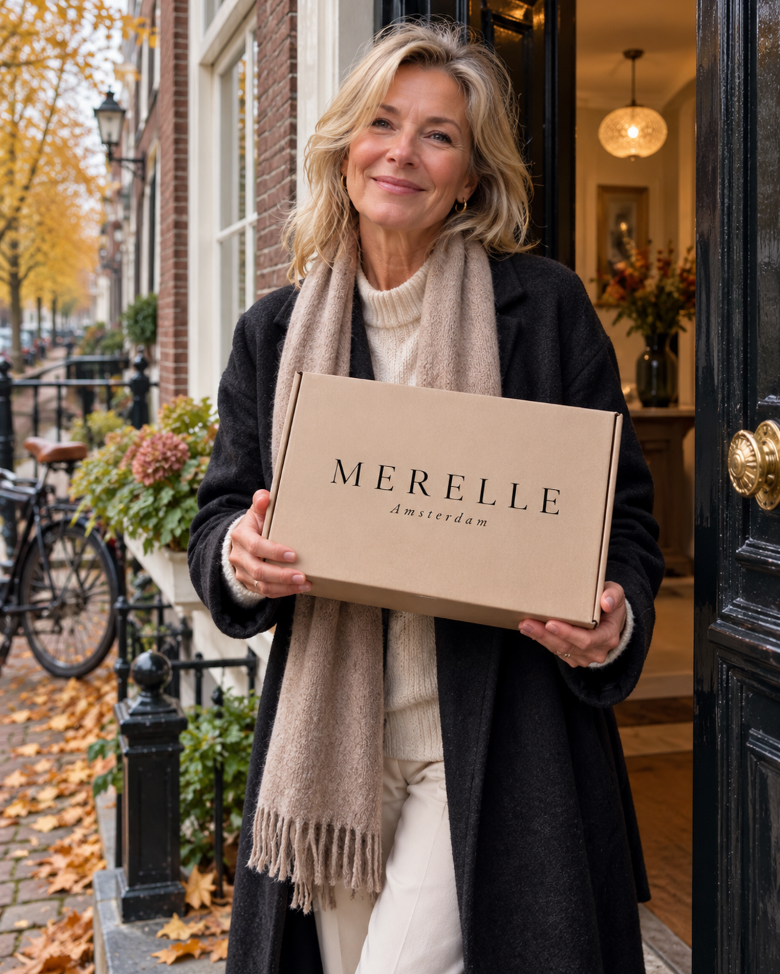 Klant met Merelle Amsterdam pakket